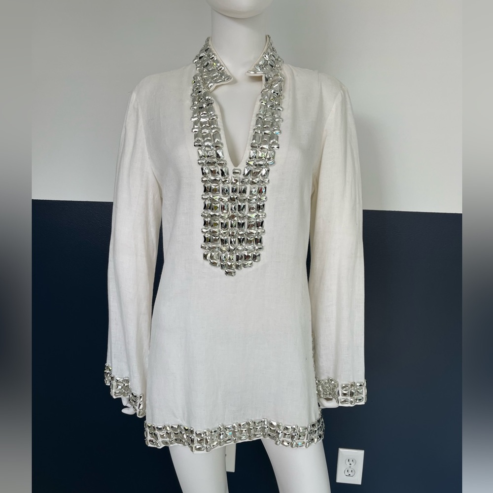 Tory Burch crystal shirt